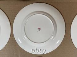 Spode Fine Bone China England Wildflower Dinner Plates complete set of 6/ 9-inch