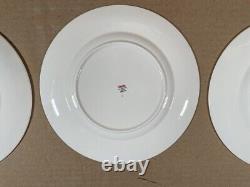 Spode Fine Bone China England Wildflower Dinner Plates complete set of 6/ 9-inch