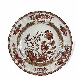 Spode Indian Tree China Dinner Plates Made In England Scalloped 2/959 Set of 9