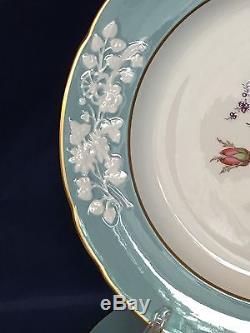 Spode OLD COLONY ROSE Y6447 Dinner Plates England Bone China Set of 6