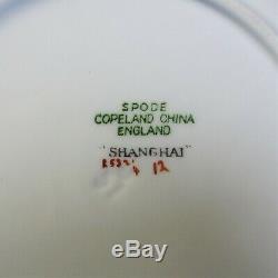 Spode SHANGHAI 7.75 Rimmed Soup Bowls Set of 6 Bone China Bowl Made in England