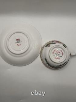 Spode STAFFORD FLOWERS bone china England 5pc Place Setting /Excellent condition