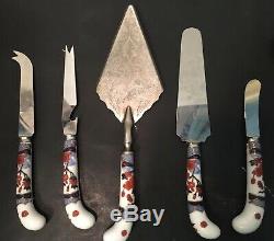 Spode Shima Fine Bone China/ Prill Blade Rare England Imari Set