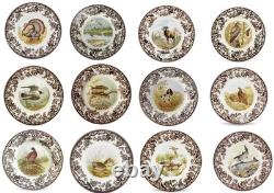 Spode Woodland Set Of 12 Salad plates 12 designs style 3603