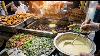 Street Food China Live Pov Chinese Street Vendor Frying Meat Pancakes