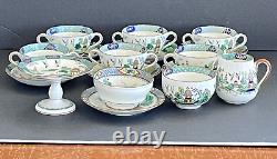 Superb Complete Sets Of Enamelled Chinese Willow Bone China