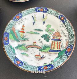 Superb Complete Sets Of Enamelled Chinese Willow Bone China