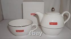Supreme New Fine Bone FW25 China Tea Set in White Made in England