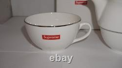 Supreme New Fine Bone FW25 China Tea Set in White Made in England