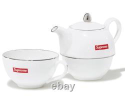 Supreme New Fine Bone FW25 China Tea Set in White Made in England