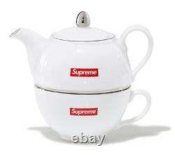 Supreme New Fine Bone FW25 China Tea Set in White Made in England