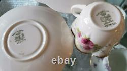 THE FOLEY CHINA Wileman England Trio Set Cup & Saucer & Plate Pink Rose Shelley