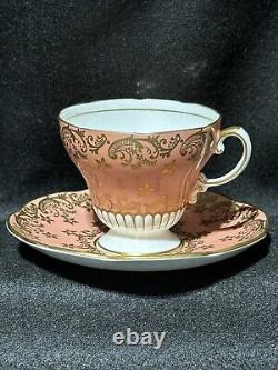 Tea Cups & Saucers (#3 Sets) EB FOLEY Bone China England #2737 #2724 #2918