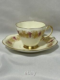 Tea Cups & Saucers (#3 Sets) EB FOLEY Bone China England #2737 #2724 #2918