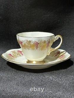 Tea Cups & Saucers (#3 Sets) EB FOLEY Bone China England #2737 #2724 #2918