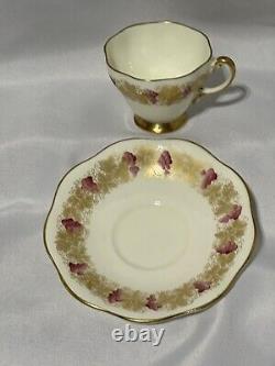 Tea Cups & Saucers (#3 Sets) EB FOLEY Bone China England #2737 #2724 #2918