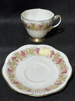 Tea Cups & Saucers (#3 Sets) EB FOLEY Bone China England #2737 #2724 #2918