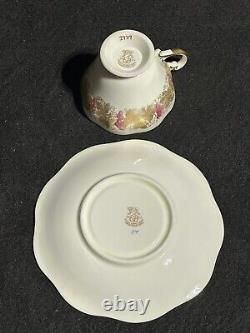 Tea Cups & Saucers (#3 Sets) EB FOLEY Bone China England #2737 #2724 #2918