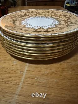 Tiffany & Co New York Copelands Grosvenor China England 5977 9in Plates Set Of 9