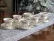 Timeless Vintage Bone China Tea Set 6 Persons'moss Rose' Royal Albert England