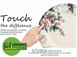 Tudor England 16-Piece Porcelain Dinnerware Set 4, Botanical Green 8541923701