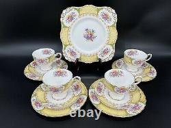 Tuscan Albany 13 Pieces Tea Set Cake Plate Tea Trio Bone China England