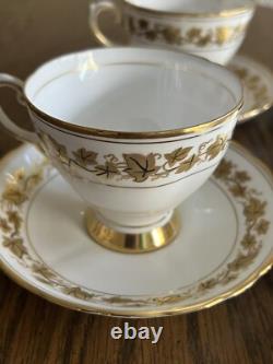 Tuscan England Fine Bone China Teacup & Saucer Set of 4