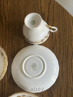 Tuscan England Fine Bone China Teacup & Saucer Set of 4