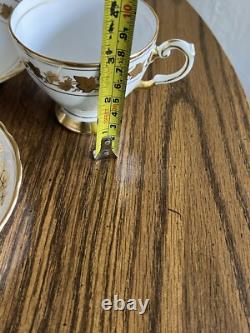 Tuscan England Fine Bone China Teacup & Saucer Set of 4