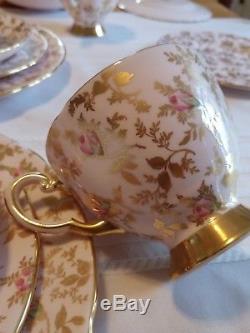 Tuscan Fine Bone China Vintage Sunshine Tea Set England for four 16 pieces