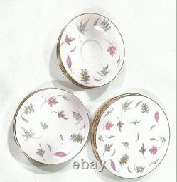 Tuscan Windswept Bone China Dinnerware Set 50 Pc Made in England Vintage