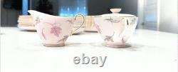 Tuscan Windswept Bone China Dinnerware Set 50 Pc Made in England Vintage