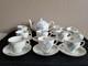 Tuscan bone china England whole blue iris tea set. 20 pieces