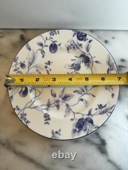 Two (2) Wedgwood Blue Plum Three-Piece Sets Bone China Made in England