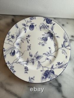 Two (2) Wedgwood Blue Plum Three-Piece Sets Bone China Made in England