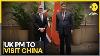 Uk China Ties Uk Pm Pushes Trade Reset With China Set To Meet President XI Wion News