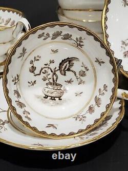 VTG 1950-61 Tea Set GROSVENOR Bone China England -MING BLOSSOM- 6 Cups 6 Saucers