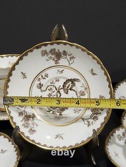 VTG 1950-61 Tea Set GROSVENOR Bone China England -MING BLOSSOM- 6 Cups 6 Saucers