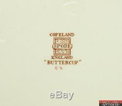 VTG 29 pc Copeland Spode Imperial England Buttercup China Set Older Backstamp