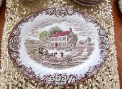VTG 45 Piece Johnson Brothers Heritage Hall Ironstone China Set For 8 Gorgeous