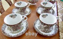 VTG 45 Piece Johnson Brothers Heritage Hall Ironstone China Set For 8 Gorgeous