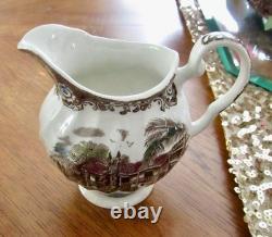 VTG 45 Piece Johnson Brothers Heritage Hall Ironstone China Set For 8 Gorgeous