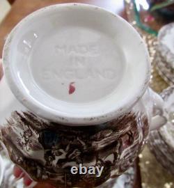 VTG 45 Piece Johnson Brothers Heritage Hall Ironstone China Set For 8 Gorgeous