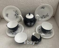 VTG 8 Piece MCM 1950's Tea Set FOLEY English Bone China Alaska Pattern RARE
