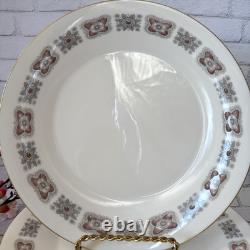 VTG Minton Meridian S-713 Bone China Dinner Plates Set (10) England 1960s 10,5