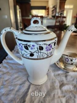 Very Cute Vintage Empire England Bone China Patterned 349 Espresso Coffee Set Very Cute Vintage Empire England Bone China Patterned 349 Espresso Coffee Set