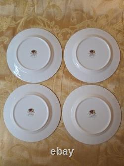 Vintage 1962 England Royal Albert Old Country Roses 6 piece set for 4 Bone China