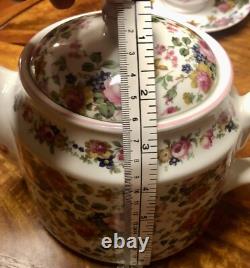 Vintage 1990s Fine Bone China Tea Set Made in England for Victoria's Secret