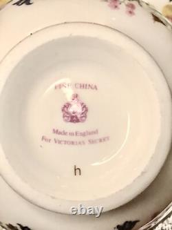 Vintage 1990s Fine Bone China Tea Set Made in England for Victoria's Secret