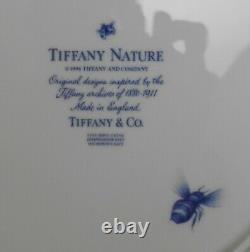 Vintage 1996 TIFFANY & Co. Nature Pattern FIVE Piece Bone China Place Setting